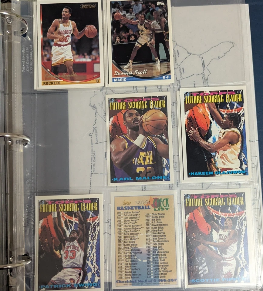 Tarjetas de baloncesto Topps 1993-94, Bulls, Lakers, Suns, Knicks, Heat, Celtics, Jazz, Foto 2 de 4