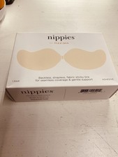 Nippies Nipple Covers for Women - Sticky Adhesive Silicone Pasties- Size C Cup