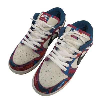 Parra Nike Sb Dunk Low Pro Qs Abstract Art Sneakers Fireberry Black Size 2 GUe68