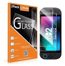  2-Pack Lmcpa Screen Protector for Nintendo New Switch 2  2025  