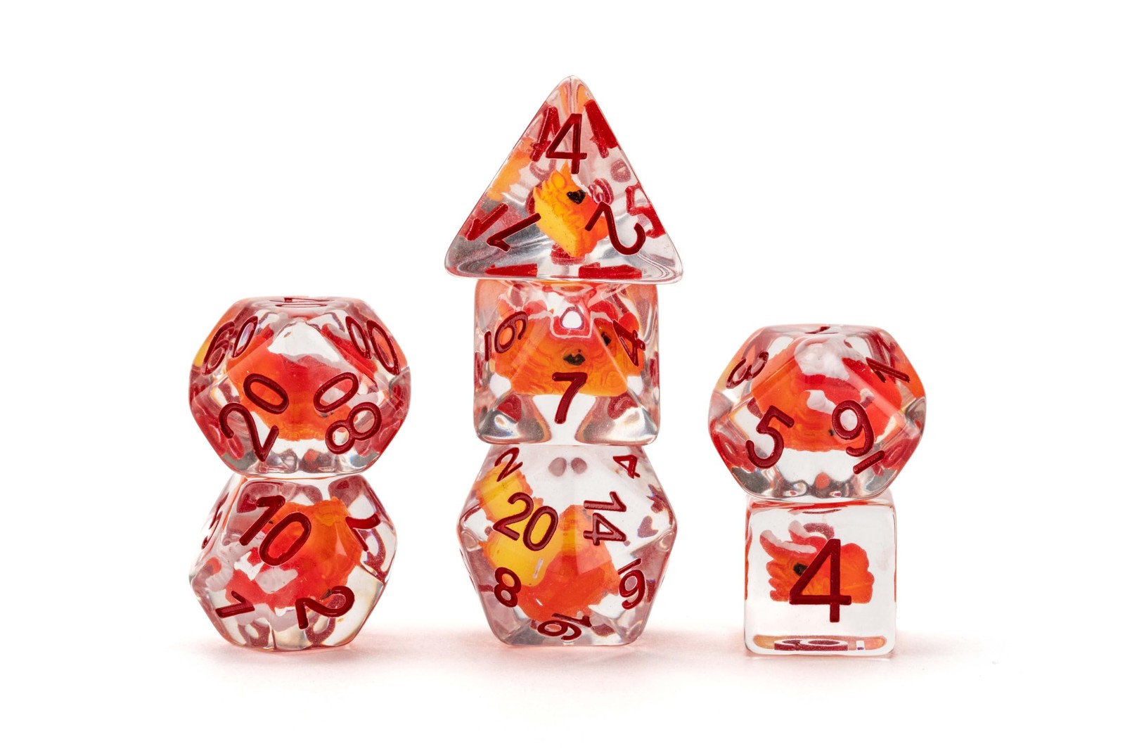 Metallic Dice Games Dragon-StormTM  -Würfel-: Roter Drache
