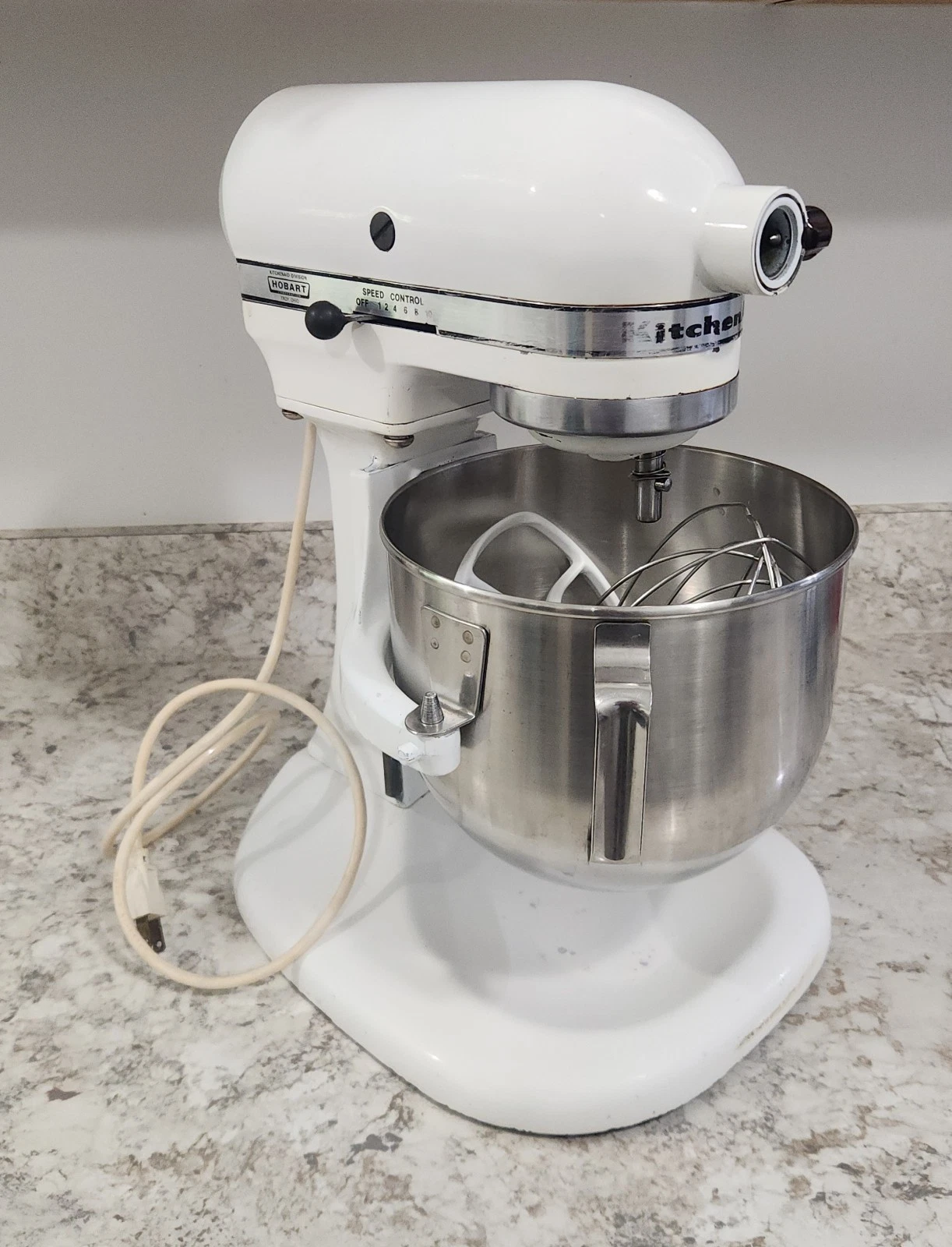 Rare KitchenAid Hobart Commercial Model K5-A White 6 Speed Lift Stand Mixer
Opens in a new window or