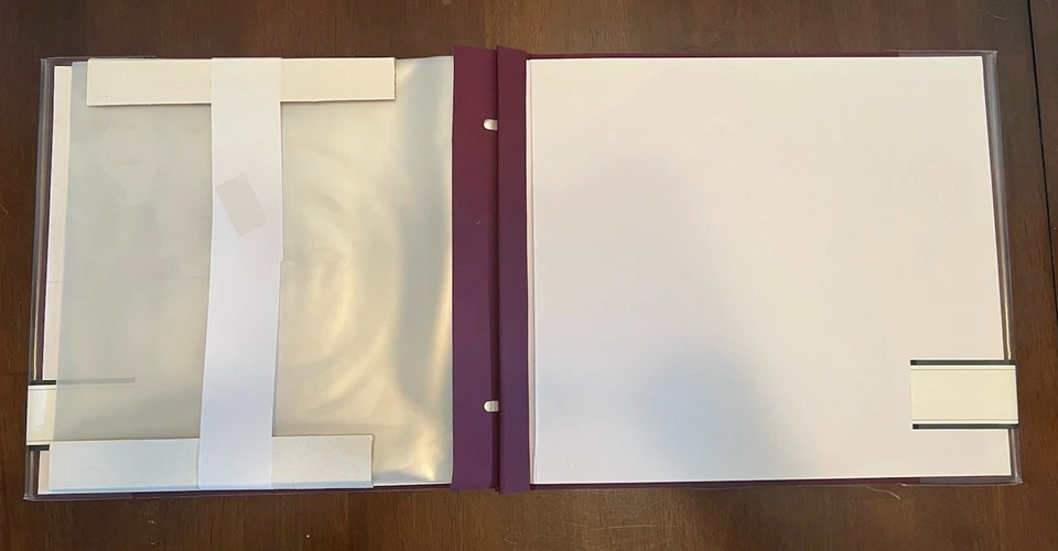 Álbum de recortes de tela Colorbok 12 X 12 con 10 protectores de hojas color Foto 4 de 4