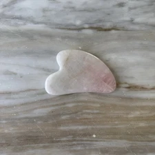 Rose Quartz Gua Sha Facial Massage Tool