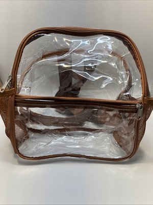 Clear Backpack for Stadium Events Or School 2 Zipper Pockets