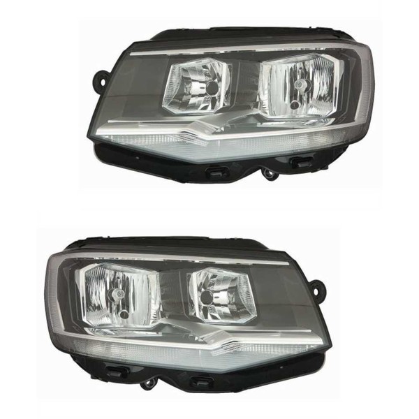 Halogen Scheinwerfer Set H7/ FüR VW Transporter VI Bus SGB SGG SGJ Multivan-image