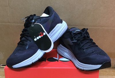 Diadora Mythos Blushield Hip 6 Black Running Shoes Mens 176884 C6616