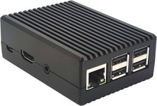 Raspberry Pi 3 B Case, Aluminum Alloy Passive Cooling Metal Case for Raspberry