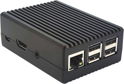 Raspberry Pi 3 B+ Case, Aluminum Alloy Passive Cooling Metal Case for Raspberry