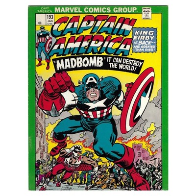 CAPTAIN AMERICA SCHOOL FOLDER - MEAD, 1975