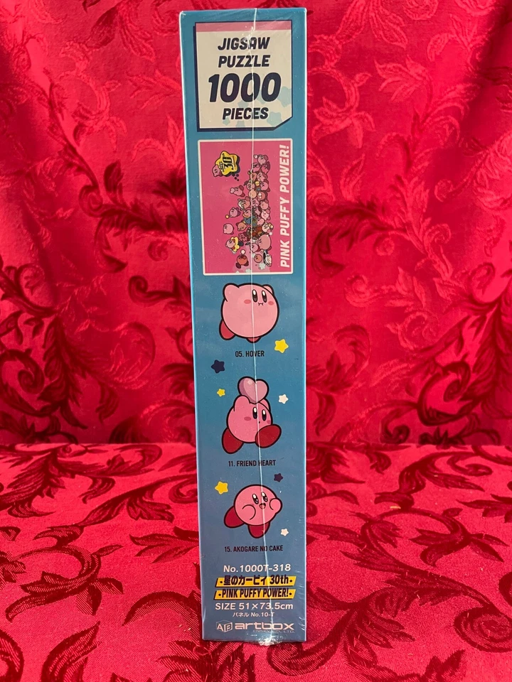 Nintendo: Pink Puffy Power! (1000 peças) Kirby 30º aniversário, ArtBox - Imagem 3 de 4