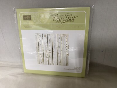 PINEWOOD PLANKS 3D Embossing Folder Stampin  Up!  New Woodgrain Paneling