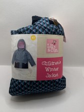 Lily  Dan children's Winter Jacket coat - Size 4T New Rain Jacket Lightweight