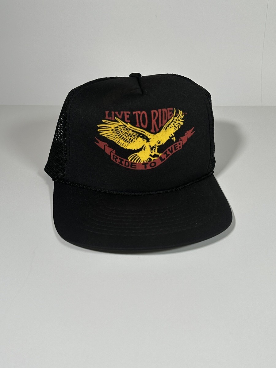帽子 SIXHELMETS LIVE TO RIDE RIDTO LIVE CAP Ride to Live, Live to Ride Motorcycle Riding Biker Snapback
