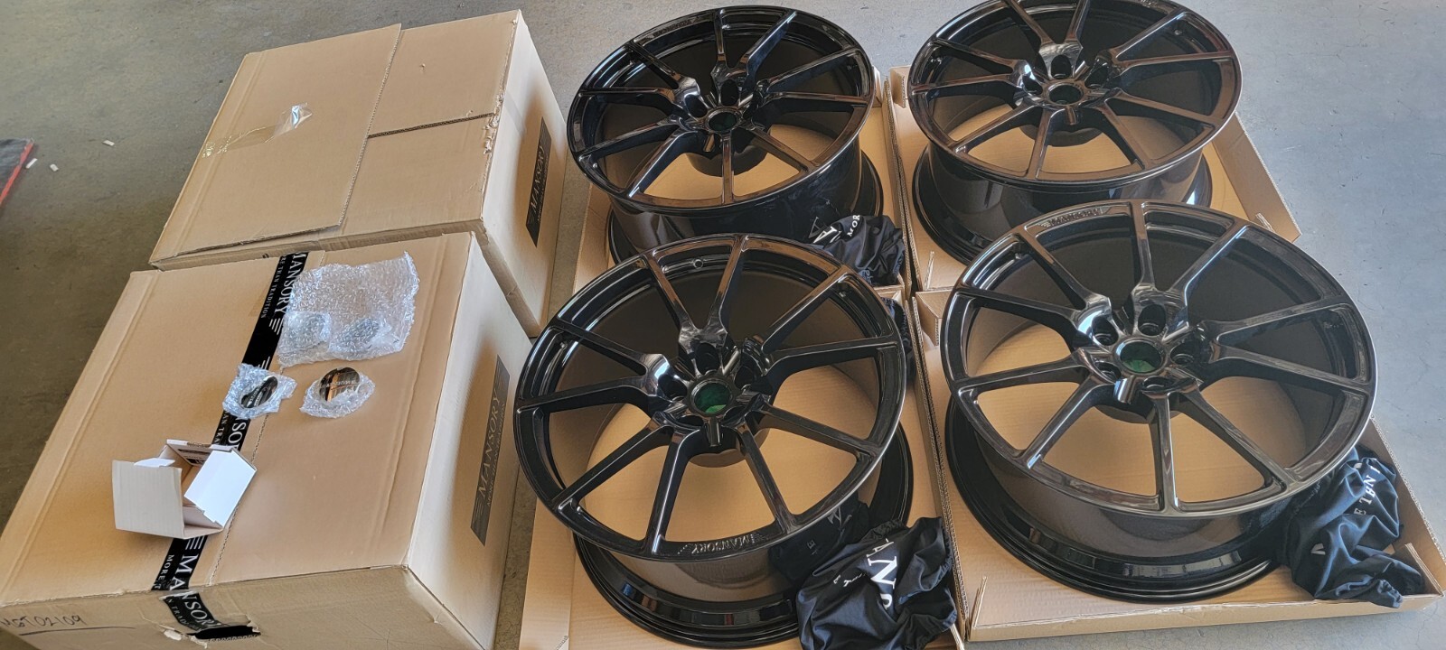 MASERATI MANSORY WHEELS RIMS SET NEW GENUINE MANSORY 20 21 
