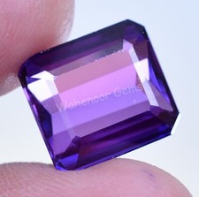 TAAFFEITE 10.10 Ct CERTIFIED Velvet Smooth Purple Pink RARE Emerald Gemstone