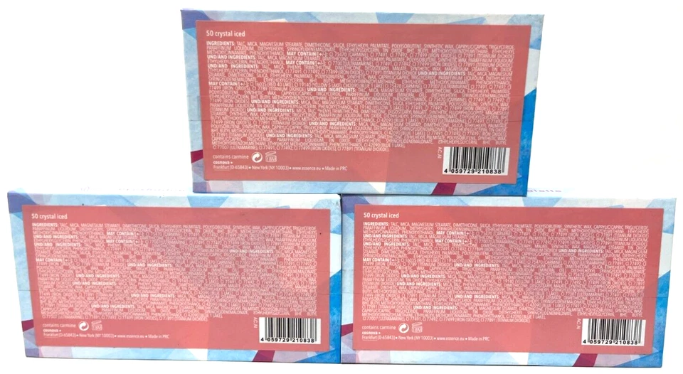 (3) Essence Crystal Iced Eyeshadow Palette New In Packaging 1.01 oz Each - Image 3 of 3