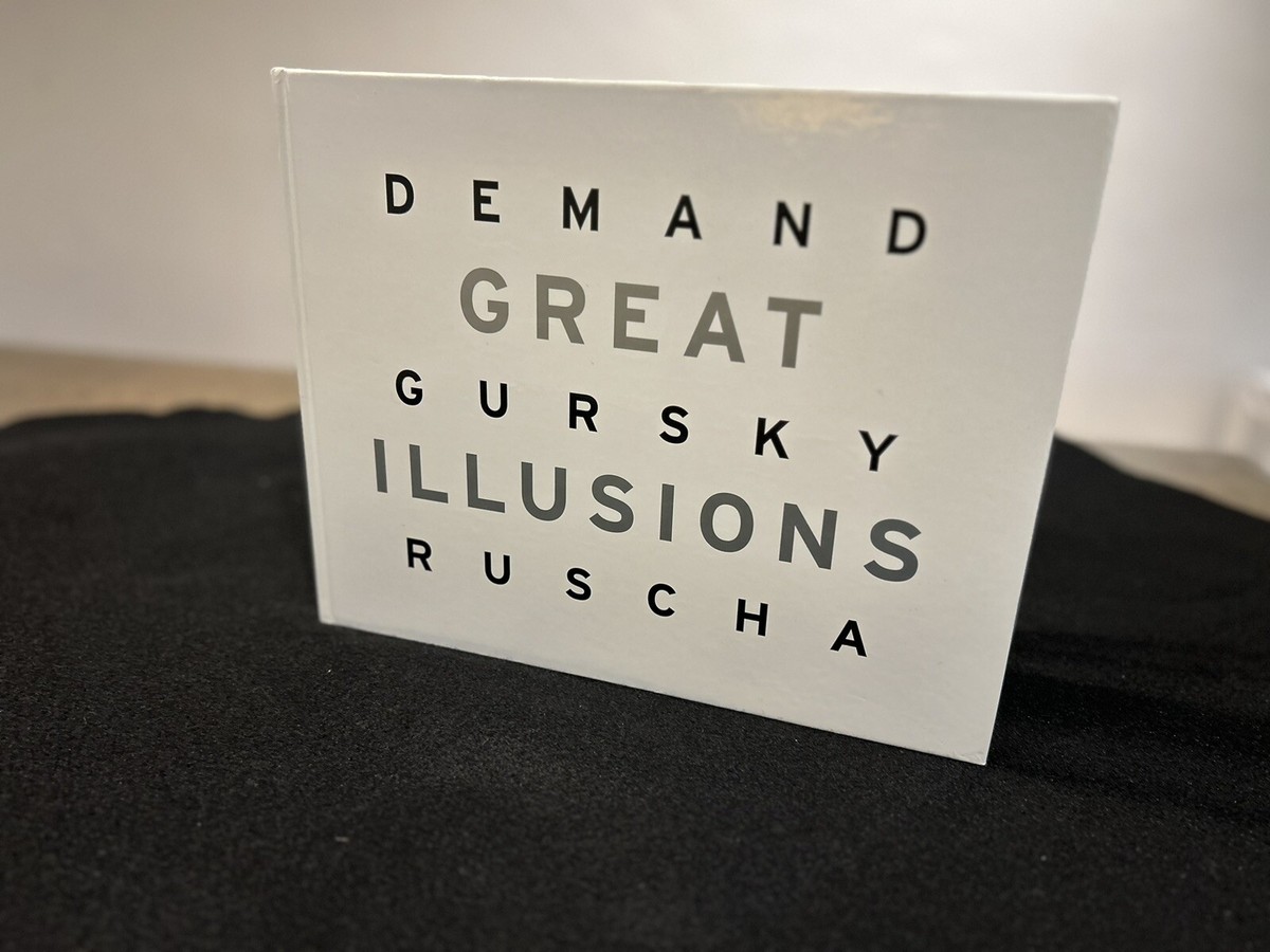 Great Illusions Thomas Demand Andreas Gursky Ed Ruscha for sale