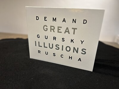 Great Illusions Thomas Demand Andreas Gursky Ed Ruscha for sale