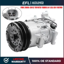 A/C AC Compressor W/ Clutch For 2006-2012 Toyota Yaris L4 1.5L CO 11078C 157318.