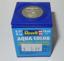 Revell Aqua Color Acrylic Paint 18ml Matt Olive Brown 86 36186 NEW