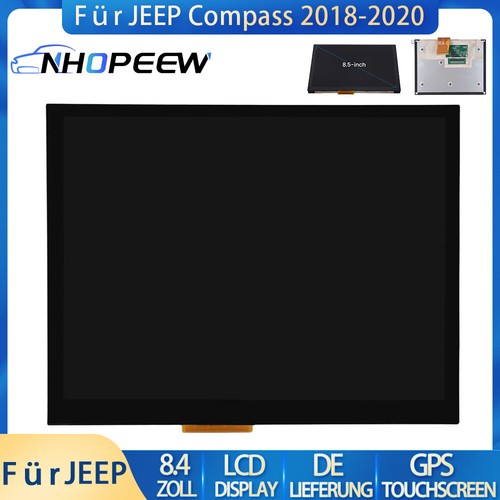 8,4" Wyświetlacz LCD Ekran dotykowy Nawigacja Zamiennik do kompasu JEEP 2018-2020 UCONNECT 4C