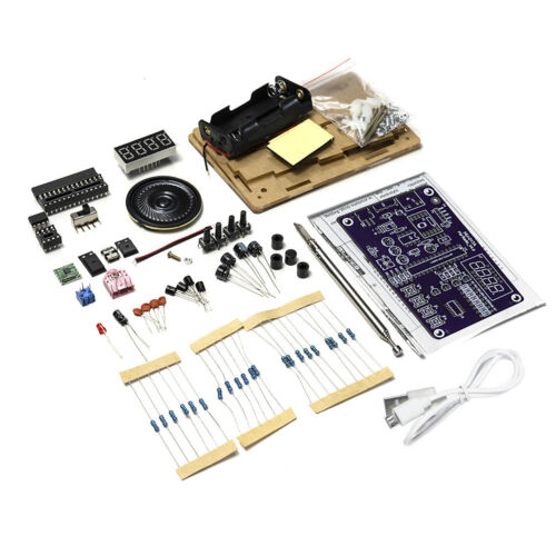 87-108MHz Electronic Radio Kit LTDA2822 FM Radio Receiver Assembly With Shell