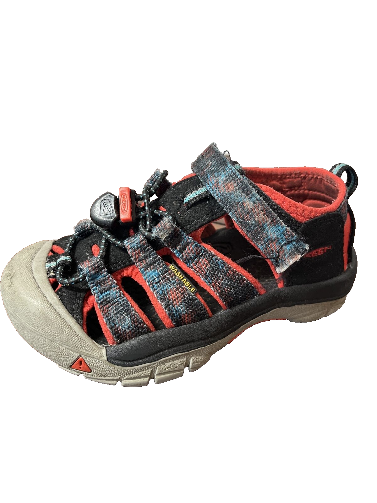KEEN scarpe sandali impermeabili Newport H2 per bambini nero arancione USA taglia 11