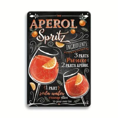Blechschild Aperol Spritz Werbeschild 20x30cm Retro Vintage TE206