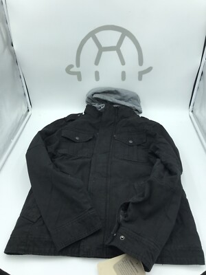 Levi's Men's Cotton Faux Shearling Utility Field Jacket Black S