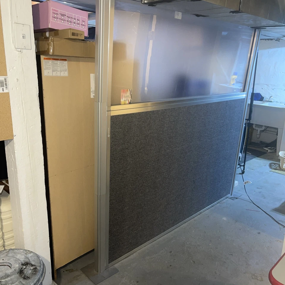 Divisórias de escritório portáteis, cubículos em forma de H  - Imagem 2 de 3