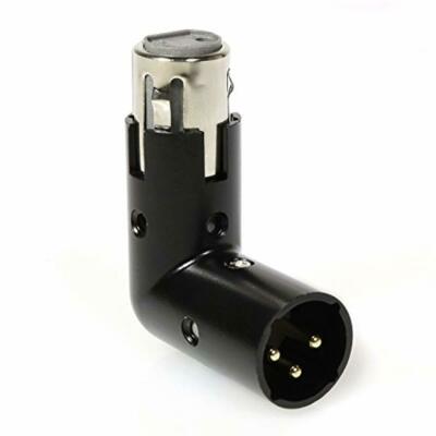 LyxPro XLR Angle Adapter Male & Female 4 Different Angles Position 90 degree 