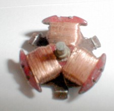 AURORA AFX Magna-T ARMATURE Copper wires Red tips 13.0 -15.0 OHM used 1001-5