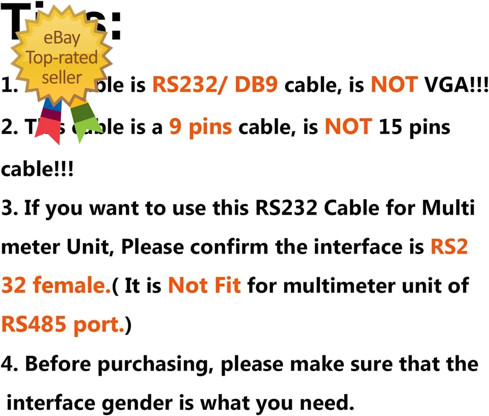 USB to RS232 Adapter with PL2303 Chipset, 6.6Ft USB 2.0 Male to RS232 Female - Image 3 of 4