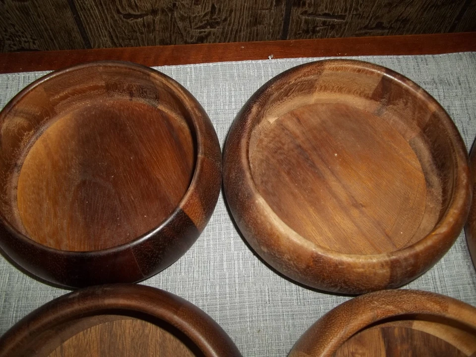 Juego de ensaladeras Dansk TAILANDIA International Designs madera de teca 11 piezas Foto 4 de 4