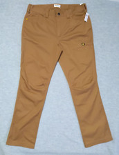 Caterpillar Men's Work Pants Size 36x32 Ninety Eight Over Dye Straight Fit Brown