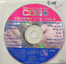 SC8105 COUNTRY HITS     SOUND CHOICE KARAOKE LOT K