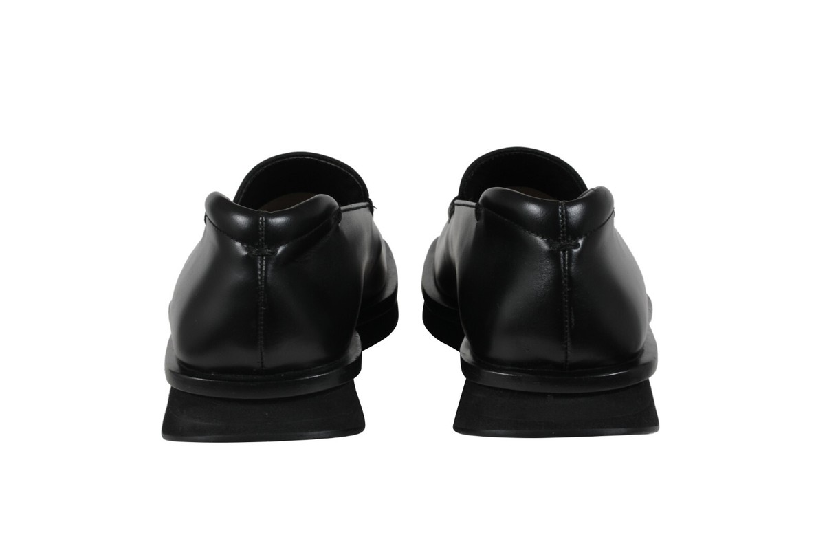 Prada Mens AW99 Vtg Square Toe Loafers US 9 UK 8 Black Leather