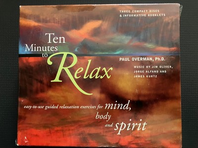 Three CD Box Set Ten Minutes To Relax Mind Body Spirit Book On Audio NEW