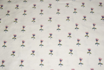 Threshold TULIP TOSS 100% Quality Cotton 4pc Queen Sheet Set - So Soft - EC