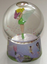 Disney Princess fairies snowglobe Tinkerbell Snow Globe 11cm high