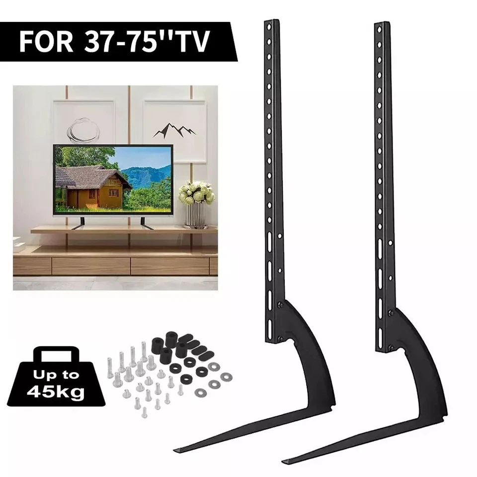 MARKENLOS TV Ständer 37-75 Zoll Fernseher Standfuß Universal Höhenverstellbar TV Halterung