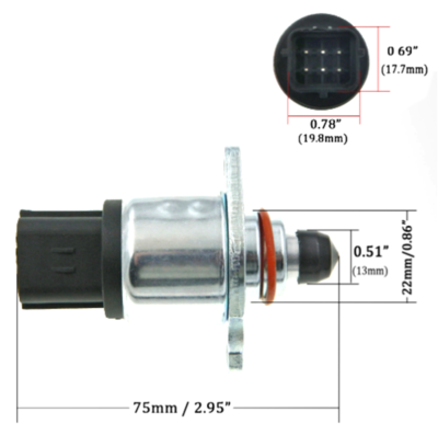 8971817180 AEP128-1 97181718 6 Pins Idle Air Control Valve for