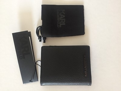 Karl Lagerfeld K/Felix Wallet Black 100% Kuhleder UVP : 165  