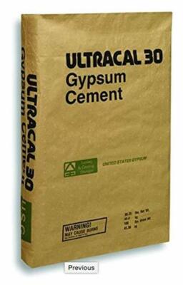 15 Lb ULTRACAL 30 Gypsum Cement - Plaster - for Mold Making and Casting