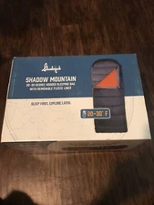 Slumberjack Shadow Mountain 20F-30F Hooded Sleeping Bag with Removable Liner