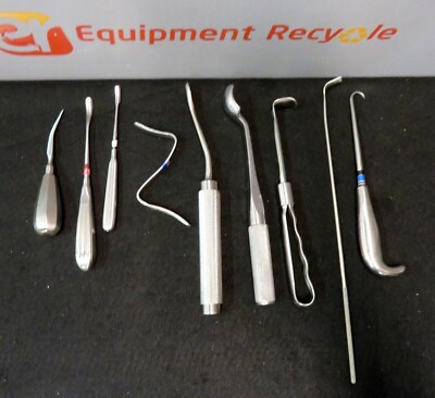V. Muller Skylar Codman Surgical Instruments Retractor Bone Awl Gabular Rasp  