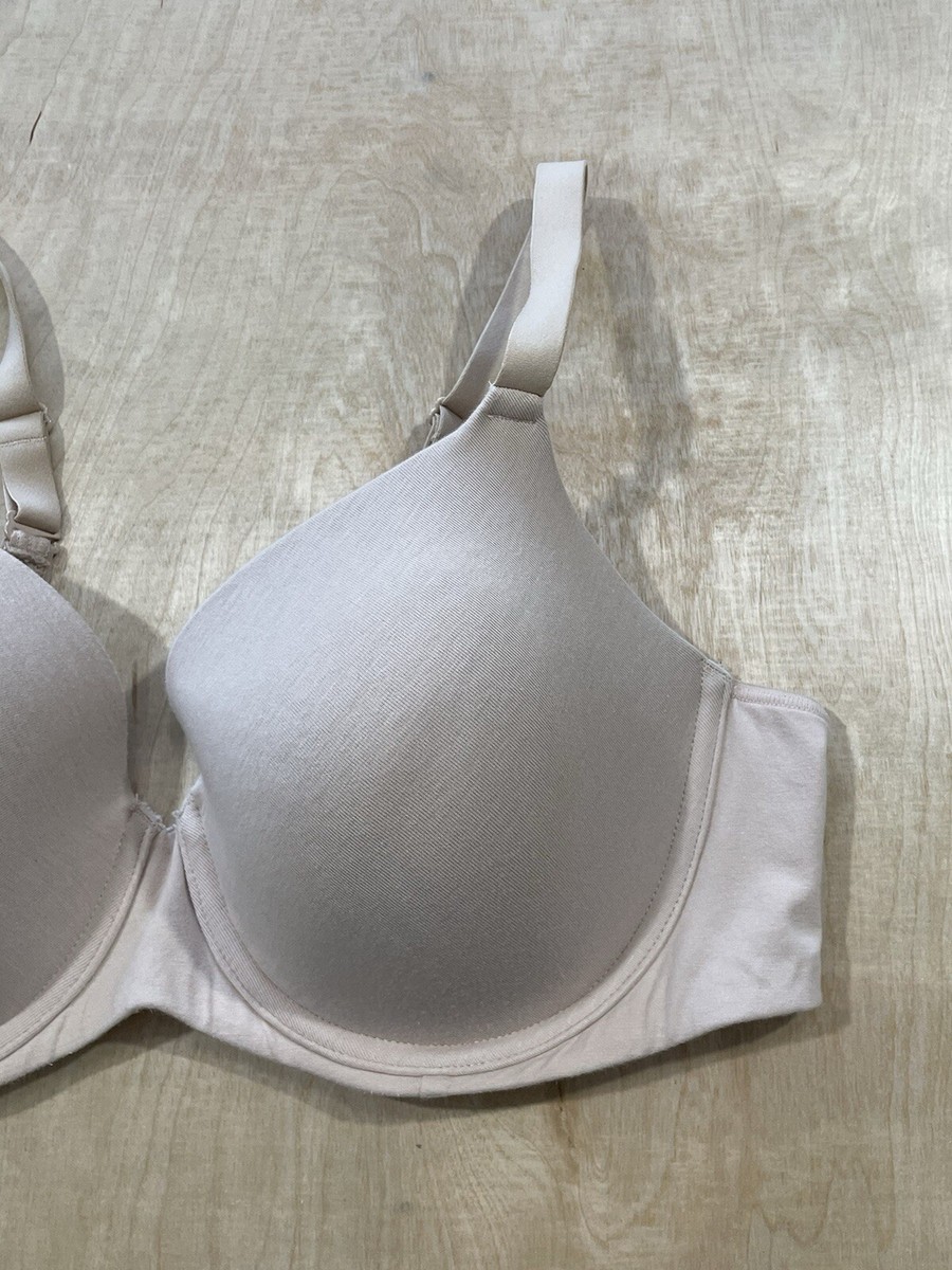 Bali B202 Beauty Underwire Lined T-Shirt Bra Size 40D Beige