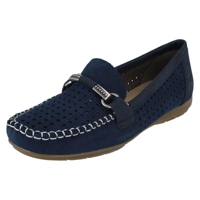 Ladies Rieker 40253 Summer Moccasin Slip On Shoes