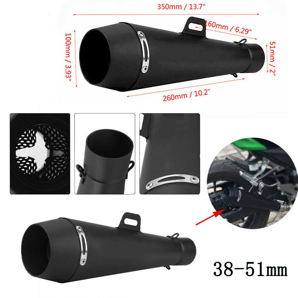 Motorcycle Exhaust Muffler Pipe Db Killer Slip On M4 Large Displacement Modified Pipe For Gsxr 750 Yzf R6